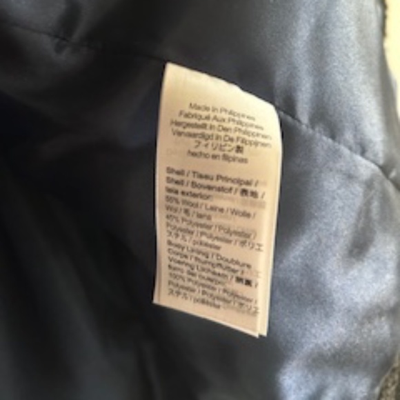 NWT J.Crew Louisa Lady Jacket In Maritime Tweed Size 12 Black - Picture 8 of 16